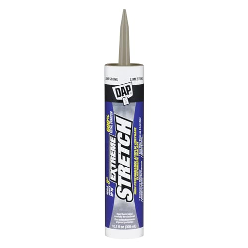 DAP Extreme Stretch Acrylic Urethane Premium Elastomeric Sealant, Limestone, 10.1 Oz (7079818714)