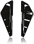 LLKUANG Shark Side Grille Fender Side Air Vent Trim Cover for BMW X5 G05 2019 2020 2021 ABS Thunder Side Gill Fender Modified Pieces (X5 M, Black)
