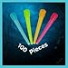 320º 100pcs Hookah Tips Disposable Shisha Hookah Mouth Tips Plastic Hookah Accessories Individual Wrapped Multi-Color Food Grade Mouth Tips