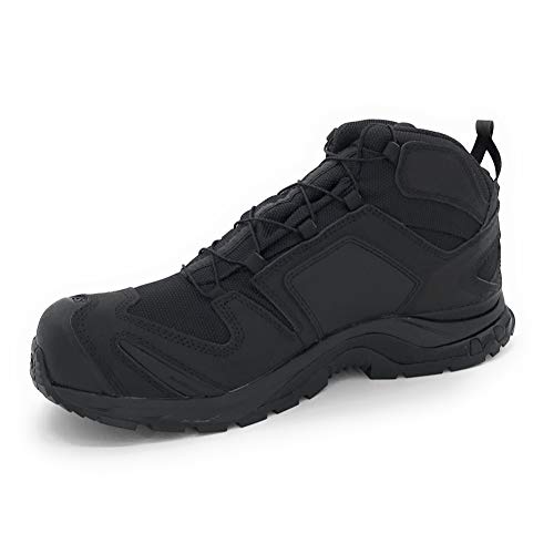 Salomon Salomon Unisex XA Forces MID Boots, Black/Black/Black, 12