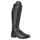 Reit-Stiefel »KIDS FUN GLITTER« von SUEDWIND© mit YKK© Reißverschluss | Strass-Steinchen | Veganes Lederimitat | Feuchtigkeitsabsorbierend | Kinder-Reitschuh | Tolle Passform | Schwarz | Größe 38