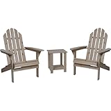 Wooden Adirondack Chairs with Table - 3-Pc. Combo