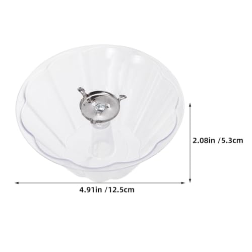 Recipiente de aceite para campana extractora con 4 piezas plásticas de cocina 2