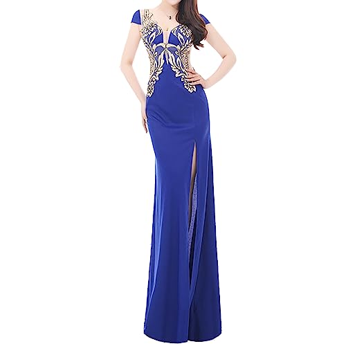 Robe cocktail longue avec fente pour sublimer un bal ou une fête