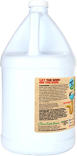 Earthworm Fragrance Free Drain Cleaner - Drain Opener - Natural Enzymes, Environmentally Responsible, Safer for Pets and Kids - 1 Gallon - Image 4
