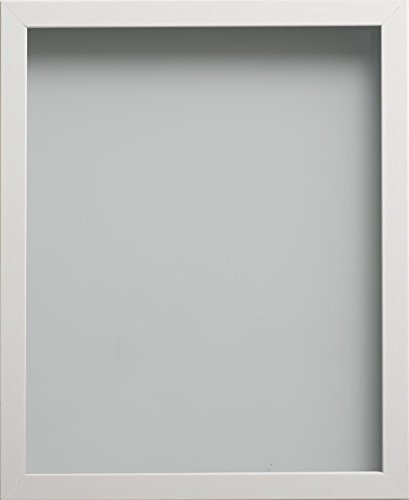 Frame Company Allington Range Picture Photo Frame with White Mount for 8 x 6-Inch Image, Wood, White, 12 x 10-Inch