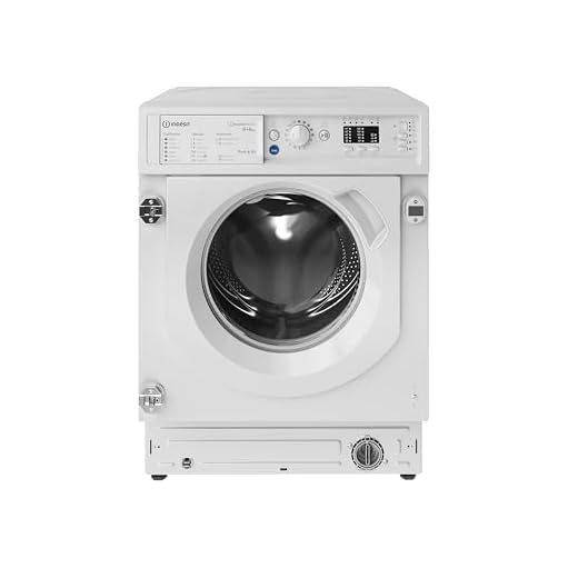Indesit Push&Go Integrated Washer Dryer - White - 8+6 kg - 1400rpm - D/B Rated - BI WDIL 861485 UK