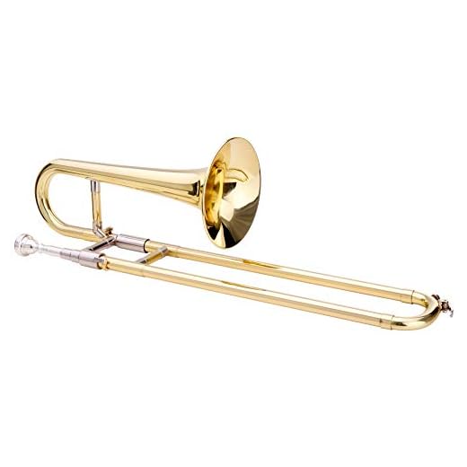 Classic Cantabile ZT-11 Trompeta soprano (afinación Bb, trompeta de varas, varas de latón, calibre 11,5 mm, incluye estuche, boquilla, paño de limpieza, guantes)