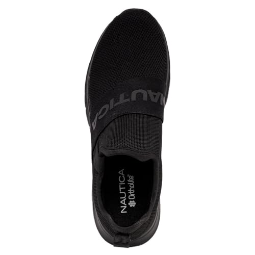 Image of Nautica Men's Slip-On Sneakers - Casual Fashion Shoes for Walking, in Medium & Wide Widths