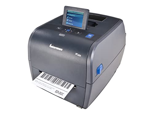 Intermec PC43TB00100201 Intermec, Pc43T Printer, 4" Thermal Transfer/Direct Thermal Desktop Printer, 203 Dpi, LCD Display, Tear-Off, Real Time Clock, USB 2.0 and 2 USB Host Ports #1