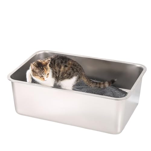 Sistema de caja de arena para tamizar con control de olores, fácil de limpiar, incluye forros y cuchara