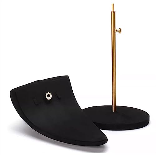 Rangement bijoux vertical et titulaire de stockage pour collier et chaîne noire
