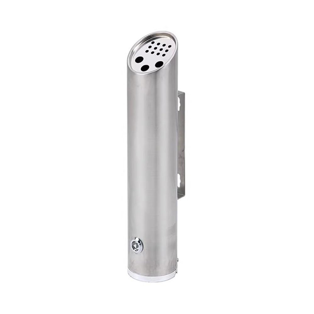 OWOHYG Ashtray Trash Can Wall Mounted Outdoor Cigarette Bin Ashtray Ash Bin For Pubs Clubs Office Home Outdoor Ashtrays For Cigarettes.