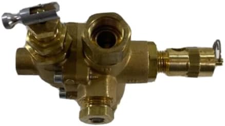 Replacement For Ingersoll Rand 56288756, 1/2" Inverted Flare Top Inlet X 1/2" MNPT Outlet, Combo Unloader Pilot Check Valve with Safety Release Valve, 6.5HP Max Gas Air Compressors 110-135 PSI