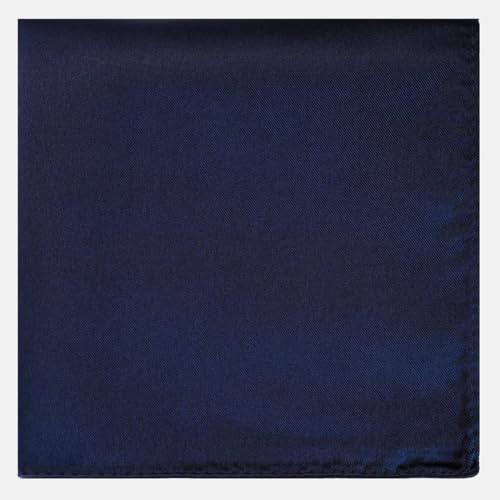 Image of KissTies 6PCS Satin Pocket Square Plain Color Handkerchief Gift Set