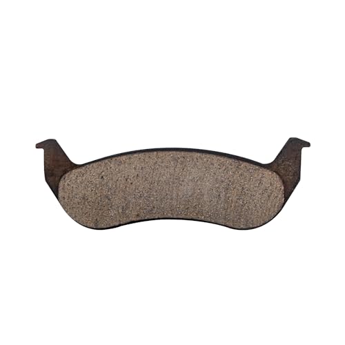 Image of Detroit Axle - 4pc Rear Brake Pads for Ford Crown Victoria Ranger, Lincoln Town Car, Mercury Grand Marquis Marauder, Ceramic Brake Pads with Hardware Replacement