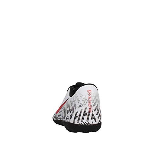 Chuteira Society Nike Mercurial Vapor 12 Club Neymar Jr TF - Branco e Vermelho - 39