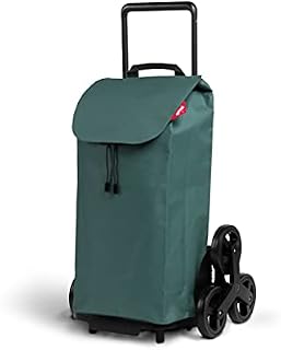 gimi Shopping Trolley, Plastic Fabric, Khaki, 52 L