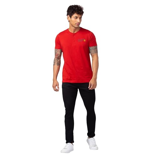 Image of Spykar Men's Slim Fit Low Rise Casual Jeans