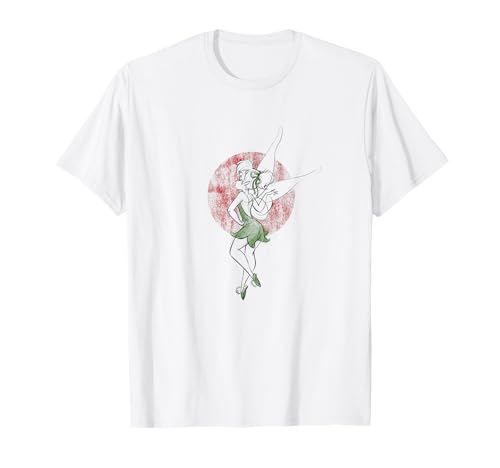 T-shirt Tinker Bell Disney Peter Pan vêtement imprimé fée Clochette coton