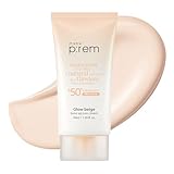 MAKE P:REM Glow Beige Tone Up Sunscreen,...