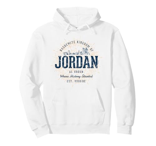 Vintage Jordanien Retro Pullover Hoodie für 32,99 EUR (-15%) statt 74,99 EUR bei amazon.de Bild: Vintage Jordanien Retro Pullover Hoodie für 32,99 EUR (-15%) statt 74,99 EUR bei amazon.de