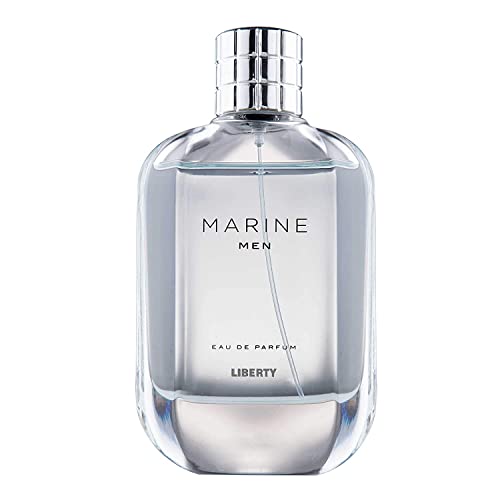 Liberty Luxury Fresh Marine Long Lasting Perfume for Man | EDP 100ml | Jasmine, Lavender, Musk | Floral Premium Fragrance Eau De Parfum for Men