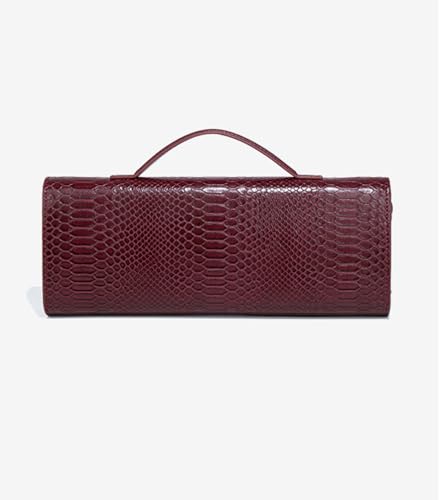 Bolso de cuero para mujer con estampado cocodrilo miniatura 7