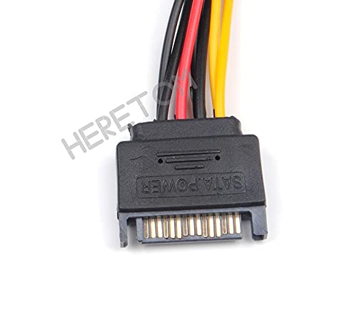 Cable adaptador divisor SATA de 90 grados 20 cm miniatura 5