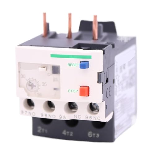 Relé térmico diferencial LRD35 con contactos 1NO+1NC y rango regulable 30-38A
