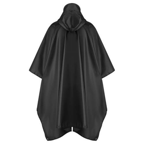 Image of salamra Hooded Rain Poncho Waterproof Raincoat Jacket for Men /Women /Adults with Pocket