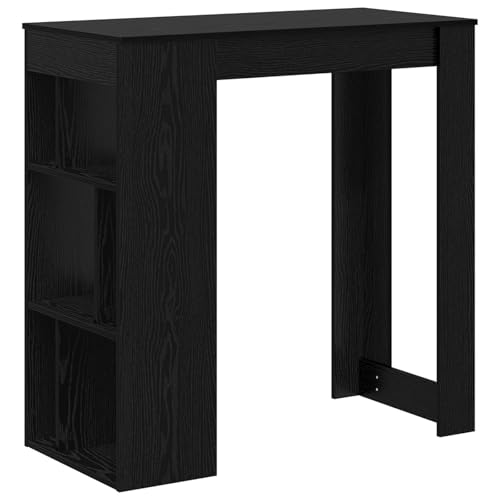 Mesa rectangular de cocina para espacios estrechos que necesitan almacenaje 2