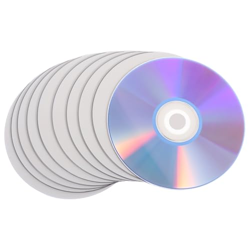 KHBUAB DVD-RW 10 Pièces Réinscriptibles pour Enregistrement Musical et Stockage de Données, Disques Résistants Compatibles Pc, Adaptés la Duplication...