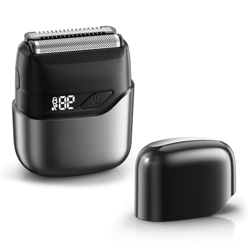 Electric Foil Shavers for Men, Mini Electric Razor, Compact Face