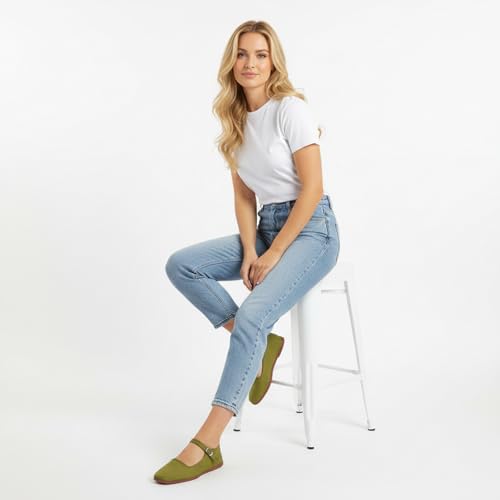Image of Womens Classic China Flats, Casual China Doll Shoes, Cotton Mary Janes, Chinese Tai Chi Shoes