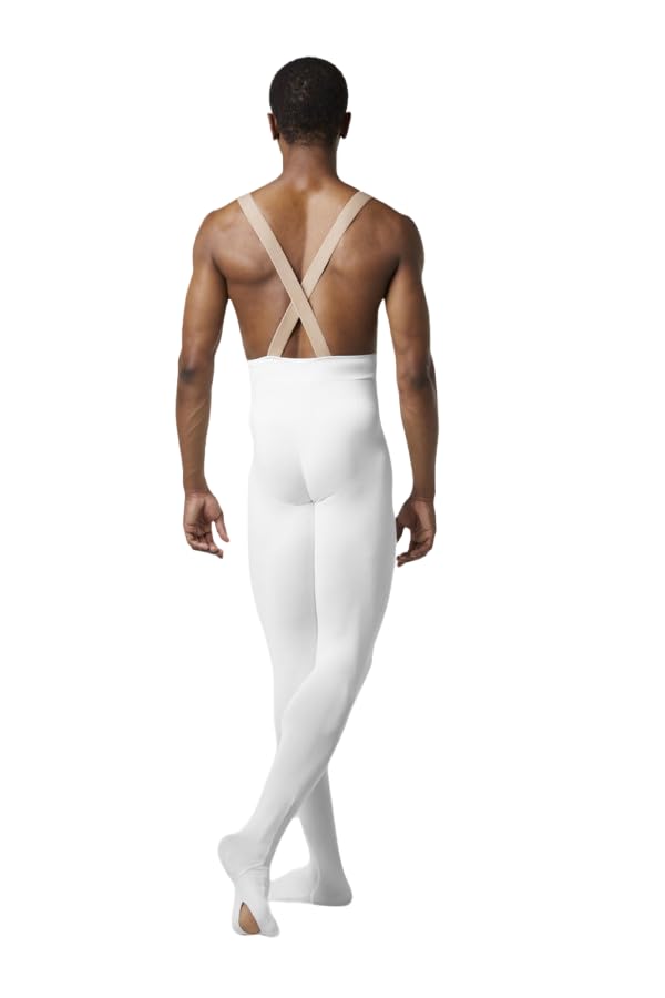 Etoile Calzamaglia da Uomo Lunghezza Intera con Piede MP001 per Bloch Sport Danza Classica Ballo Ballerino Relax Balletto Saggio Prove Esibizioni Allenamento Pantalone