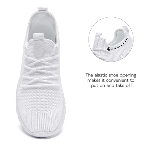 Image of Mens Walking Tennis Shoes Slip On Hiking Running Sneakers Non Slip Fitness Casual Workout Athletic Gym Lightweight Breathable Comfortable Trainers