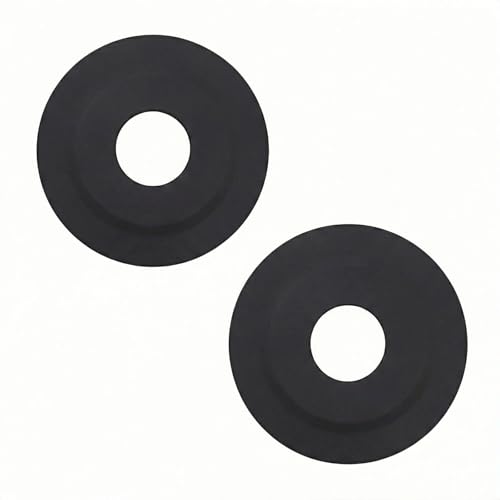 2 Pcs Replacement Toilet Flush Valve Outlet Seal Washer for Siamp Storm 33 and Skipper 45 Flush Valves Black