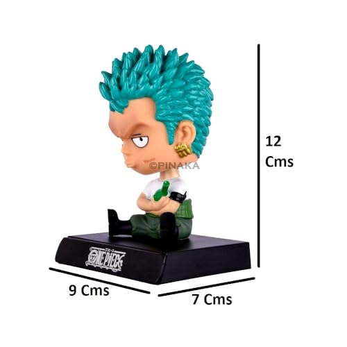 Image of PINAKA Roronoa Zoro One Piece Anime Bobblehead Action Figure Bobble Head Figurine