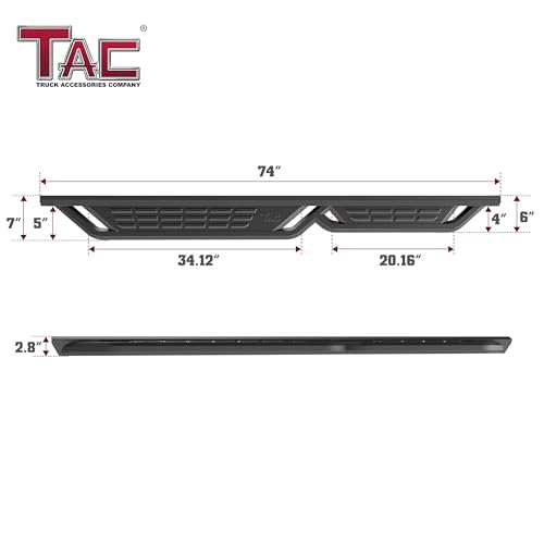 Estribos TAC Fort para Toyota Tacoma Doble Cabina 2024-2026 miniatura 6