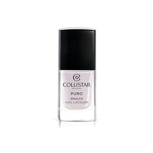 Collistar Puro Nail Lacquer - Esmalte de uñas de larga duración con acabado brillante, N. 701 Quarzo rosa, 10 ml