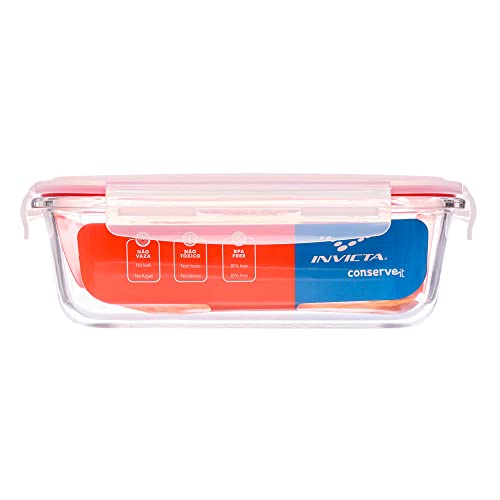 Pote de Vidro Tampa Hermética 1,52 L, Invicta
