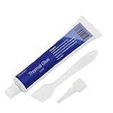 GENNEL G109 1.2oz 35g Thermal Glue, Thermal Conductive Adhesive, Thermal Plaster, Silicone Viscous Adhesive Compound, Heatsink Glue for LED GPU MOSFET 3D Printer Chipset IC High Performance 1.5W/m-K