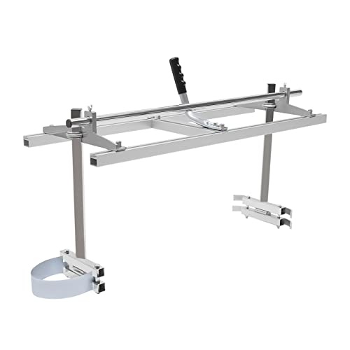 Scie mobile - Tronçonneuse à chaîne - Planche à bois - Petite scie mobile - Outil de jardin - Outil d'extérieur - Guide de tronçonneuse - Broyeur...