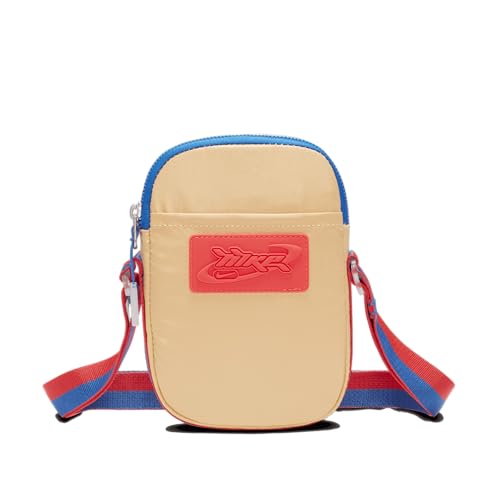 Nike Nk Heritage S Crossbody-Fstv, Bolso Cruzado Unisex Adulto, Celestial Gold/Bright Crimson, 1 L