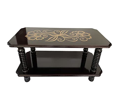 PEDPIX Premium Classic Engineered Wood Coffee/ Tea Table|Durable Table with Wooden Print|Reclaimed Wood Enjoyment for Living Room Decor|Modern Teapoy, Square Hall Table - Classic & Chic Look,DIY (B09DD48LYL) Amazon Price History, Amazon Price Tracker