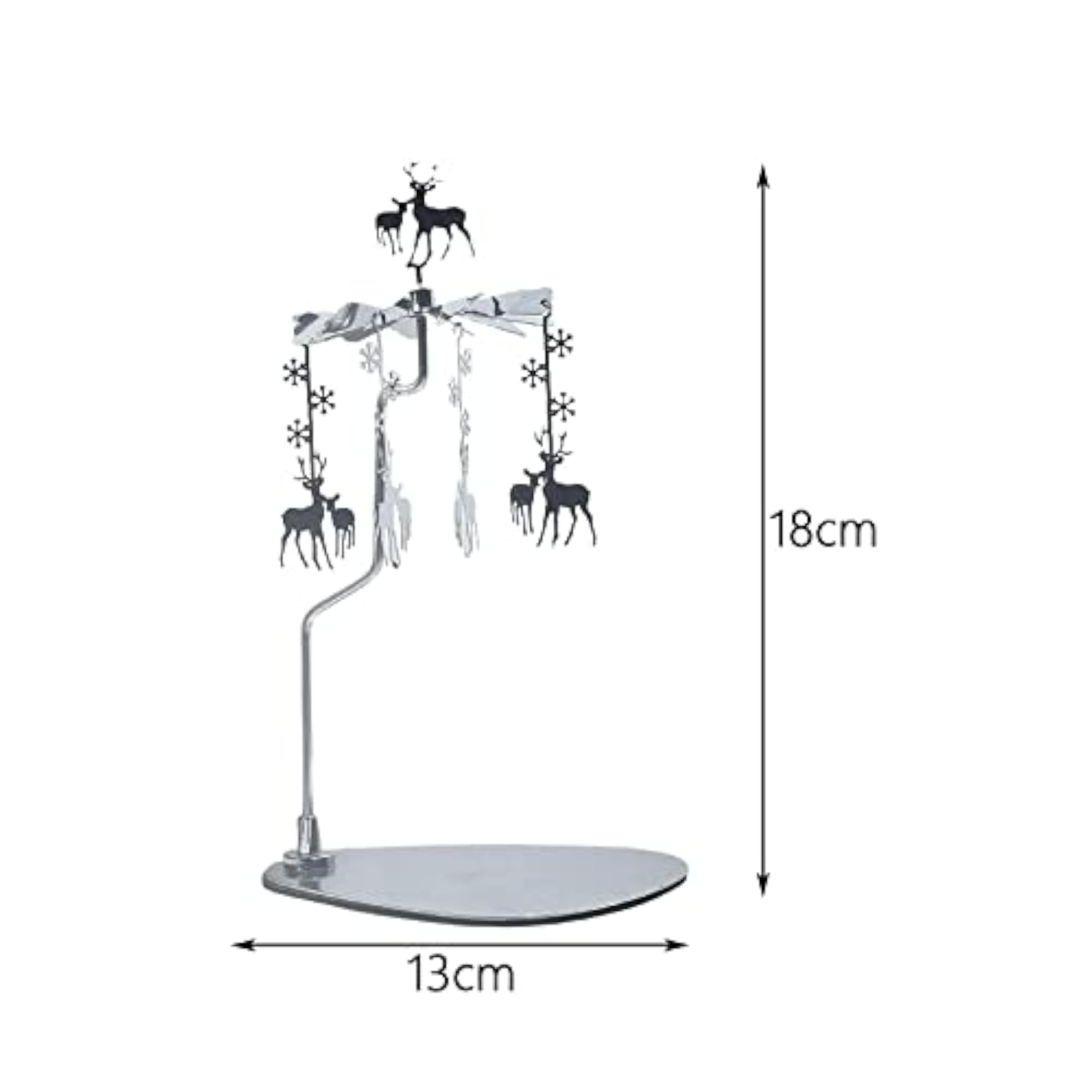 Rotary Candle Holder Tea Lights for Holiday Decor