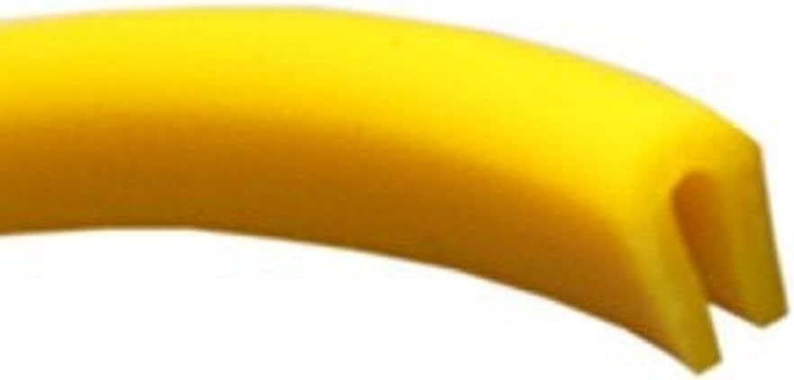 Eutras Edge Protection KSO4004, Keder Protection Strip - for Edges 0.4-1.5 mm - Black - 3 m., Yellow, 2407