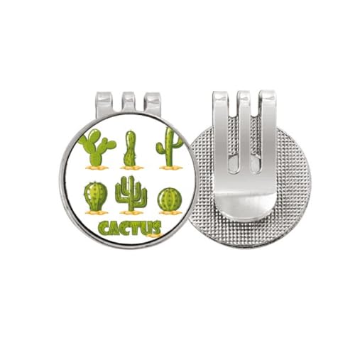 Marqueur de balle de golf magnétique cactus, cadeau idéal golfeur