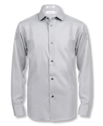 Image of Calvin Klein Boy's Sateen Shirt (Little Kids)